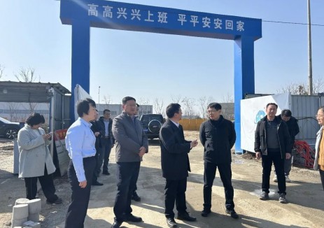 安徽省发改委领导率队调研淮南氢环制加氢充装一体综合能源示范站项目