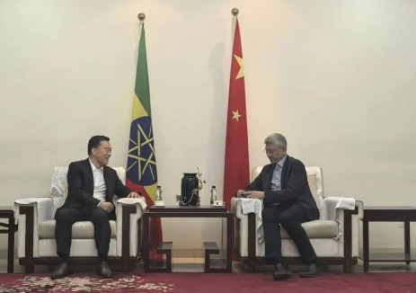 明陽集團張傳衛拜會中國駐埃塞俄比亞大使陳海