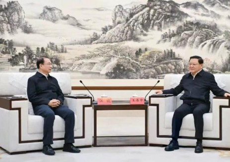 中国华电江毅、叶向东拜会内蒙古自治区党委书记王伟中、自治区人民政府主席包钢