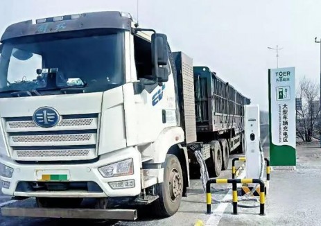 天津高速重卡专用充电站规模化、标准化投运