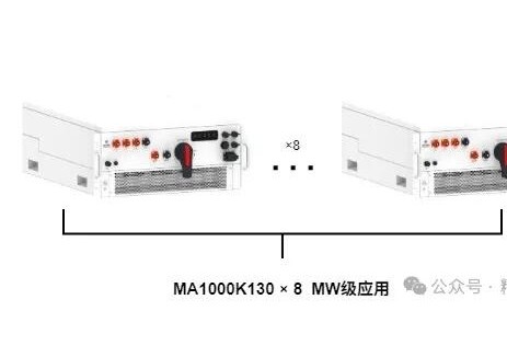 精石130kW PCS 8并机系统强势赋能MW级工商储市场