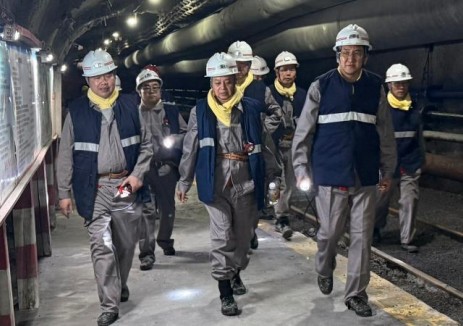 安徽省能源局赴淮河能源集團(tuán)潘二煤礦督導(dǎo)春節(jié)期間安全生產(chǎn)