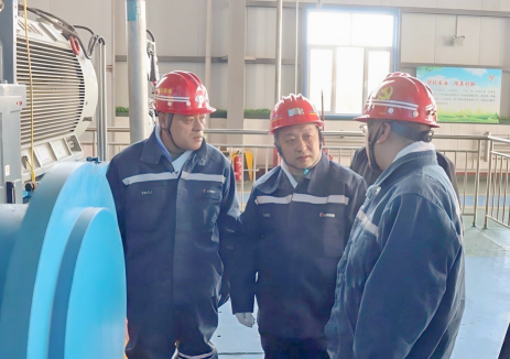 山西焦煤山煤国际总经理付中华到山煤国际霍尔辛赫煤业督导检查春节期间安全生产工作