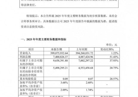 天宏锂电2025年净利965.84万元，同比增长37.93%