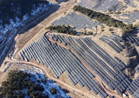 中电建沁源100兆瓦光伏项目全容量并网发电