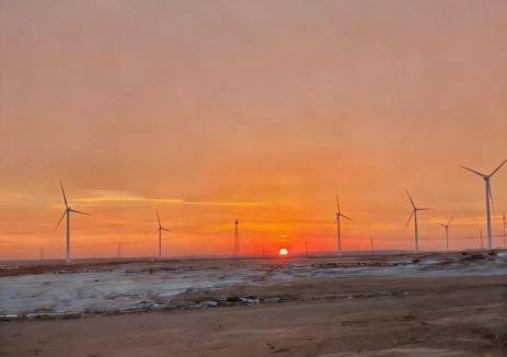 中國能建肇東300MW一期風電項目嚴寒中堅守攻堅