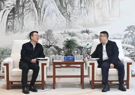 中國電建黨委副書記、總經理王小軍與長春市委副書記、市長顧剛會談