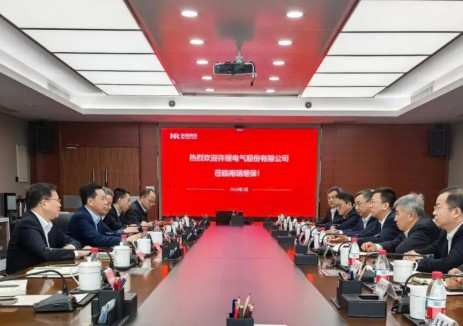 <em>許繼電氣</em>與南瑞繼保舉行會(huì)談