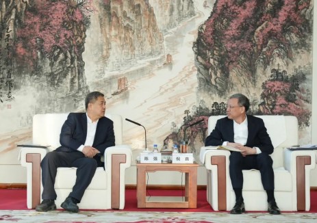 中國能建倪真與吉林松原市委書記陳強、市長張兆義會談