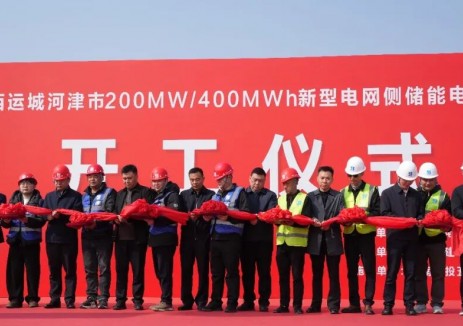 山西運城河津市200MW/400MWh <em>新型電網(wǎng)</em>側儲能電站項目正式開工