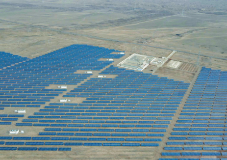 <em>三峽能源</em>甘肅金昌大寨灘光伏電站創(chuàng)新打造光伏發(fā)電與沙棘生態(tài)治理