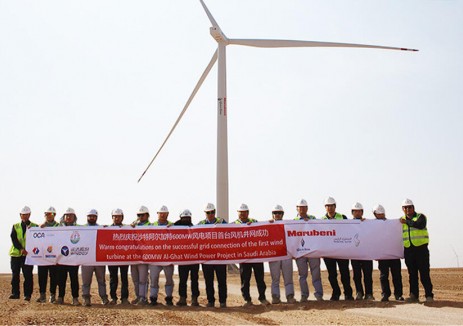 600MW！沙特阿爾加特風(fēng)電EPC項目風(fēng)機(jī)并網(wǎng)發(fā)電
