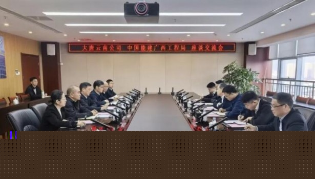 加強綠色能源合作！中國能建廣西公司與大唐云南公司會談