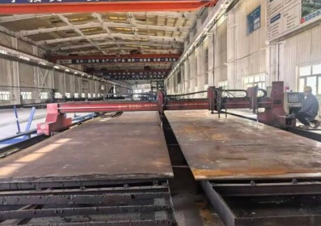 上海申能新疆塔城100萬千瓦風電塔筒制作項目順利開工