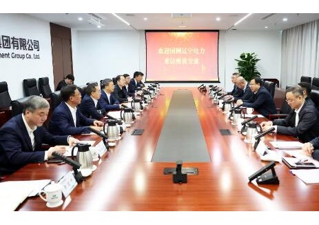 中國電氣裝備閆華鋒會見國網遼寧電力董事長、黨委書記紀會爭