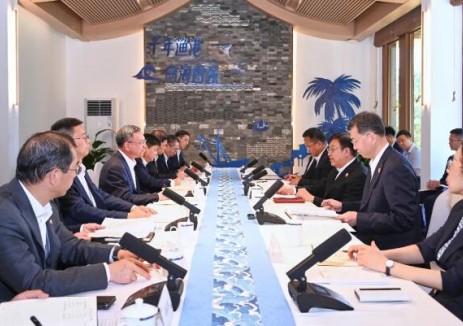 深化能源電力等領域合作！倪真拜會海南省委書記馮飛