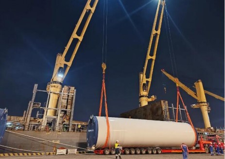 福船一帆馬年第二批海外風電塔筒順利出口