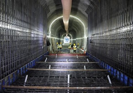 江西贛縣<em>抽水蓄能</em>電站下水庫泄洪放空洞首倉混凝土襯砌完成