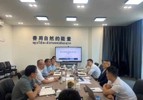 中國能建云南院拜訪中廣核老撾公司