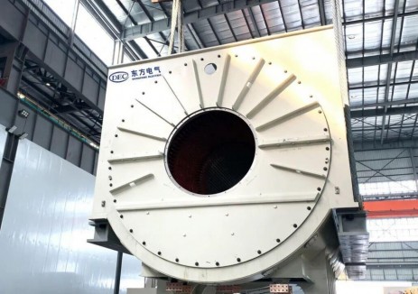 東方電機(jī)100兆瓦等級新型儲能用發(fā)電機(jī)一次性完成型式試驗(yàn)