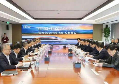 中國中車集團孫永才與湖南省副省長余紅勝座談，深化新能源、電力電子等領(lǐng)域合作