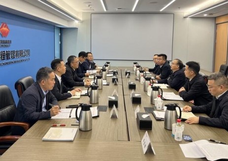 <em>水電七局</em>代昌福與國能電力領導會談
