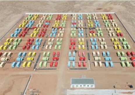 甘肅張掖300MW/1200MWh儲(chǔ)能電站順利并網(wǎng)