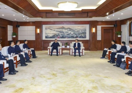 中國(guó)中煤黨委書記、董事長(zhǎng)王樹(shù)東拜會(huì)南京市市長(zhǎng)李忠軍