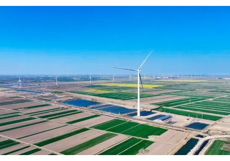 <em>京能</em>國際河北滄州黃驊市南大港80MW風(fēng)電項目全容量并網(wǎng)發(fā)電