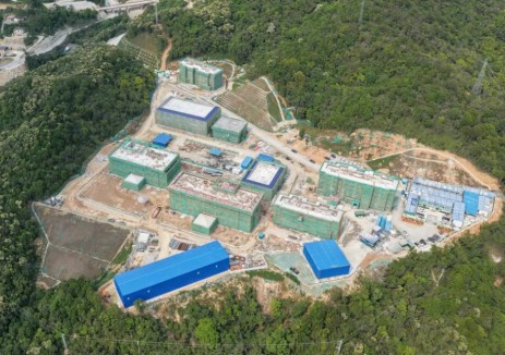 廣東<em>惠州</em>中洞抽水蓄能電站業(yè)主營地封頂