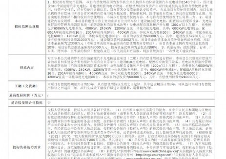 招標(biāo) | 廣州梅州五華縣公共機(jī)構(gòu)停車泊位<em>新能源</em>汽車充電樁建設(shè)項(xiàng)目（二期）有償使用權(quán)招標(biāo)公告