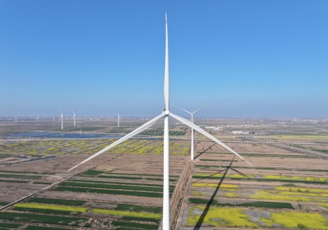 中國能建東電一公司承建的<em>京能</em>南大港80兆瓦風(fēng)電項目全容量并網(wǎng)發(fā)電