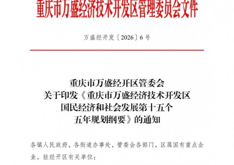 重慶市萬盛經(jīng)開區(qū)“十五五”規(guī)劃綱要：重點(diǎn)布局<em>新型儲(chǔ)能</em>系統(tǒng)集成和核心裝備研發(fā)制造