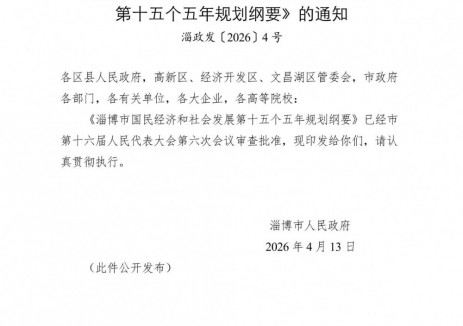 山東省淄博市“十五五”規(guī)劃綱要：2030年儲能裝機容量突破300萬千瓦