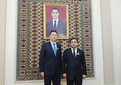 中國<em>能建</em>國際集團林曉丹赴土庫曼斯坦開展系列商務(wù)活動，推動共建“一帶一路”與“復(fù)興絲綢之路”戰(zhàn)略對接