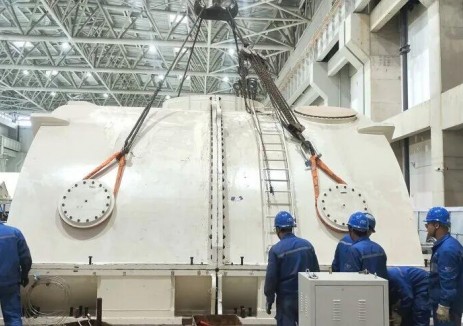 重慶潼南項目2號機(jī)組汽輪機(jī)扣缸一次成功