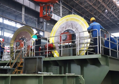 廣東肇慶浪江抽水蓄能電站2臺啟閉機(jī)通過出廠驗收