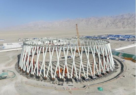 新疆若羌<em>新能源</em>基地煤電項(xiàng)目間冷塔施工取得關(guān)鍵進(jìn)展