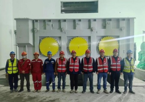 內(nèi)蒙古烏海抽水蓄能電站首臺500kV主<em>變壓器</em>順利就位