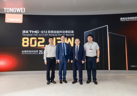 功率登頂802.43W，通威<em>HJT</em>銅互連組件再創(chuàng)新高