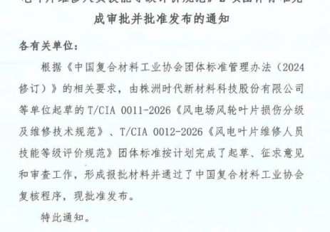 风电运维两项团体标准正式发布