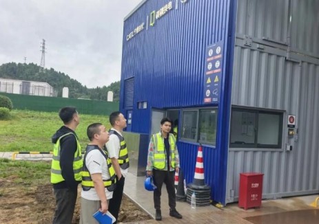 招商中铁绵遂高速调研宁德时代重卡换电站，探索赋能增效新路径