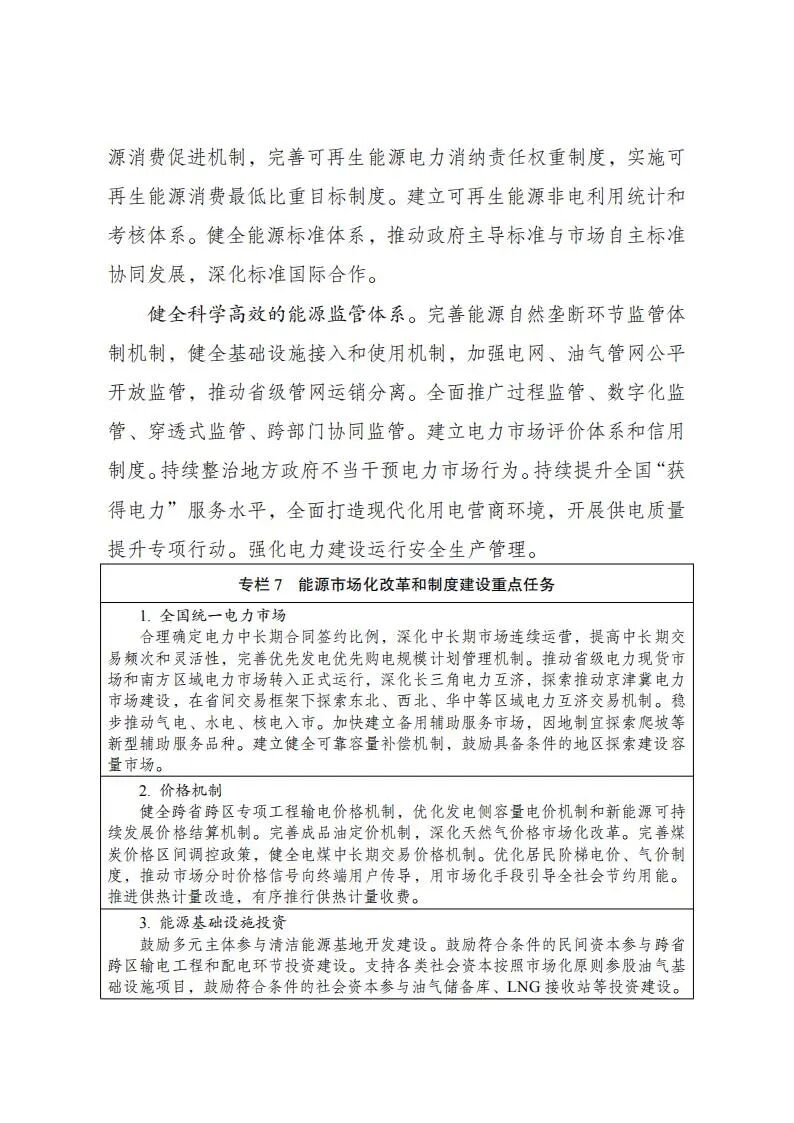 国家发改委、国家能源局发布《新型能源体系建设“十五五”规划》 国家发改委、国家能源局发布《新型能源体系建设“十五五”规划》