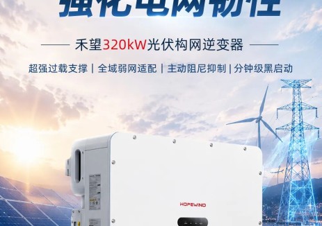 强化电网韧性 | 禾望320kW光伏构网逆变器应用解析
