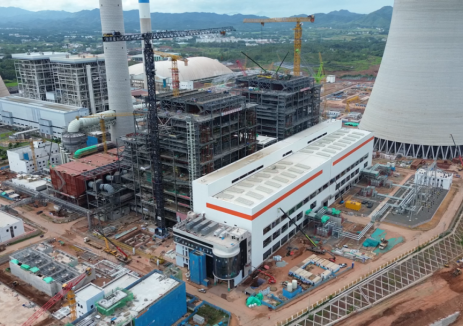 中电建核电公司承建的陕投信丰项目汽轮机扣缸工作圆满完成