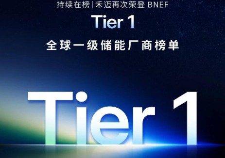 禾迈连续入选BNEF Tier 1全球一级储能厂商