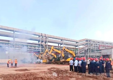 河北冶建二公司瑞丰钢铁水资源高效净化项目开工建设