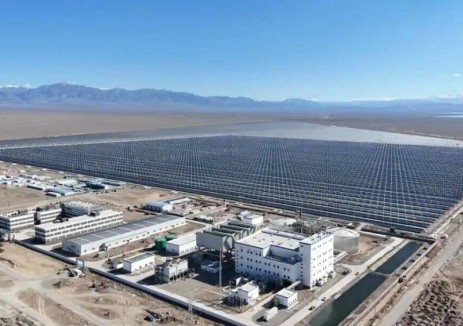 三峡哈密100兆瓦线性菲涅尔光热项目顺利完成14天试运行