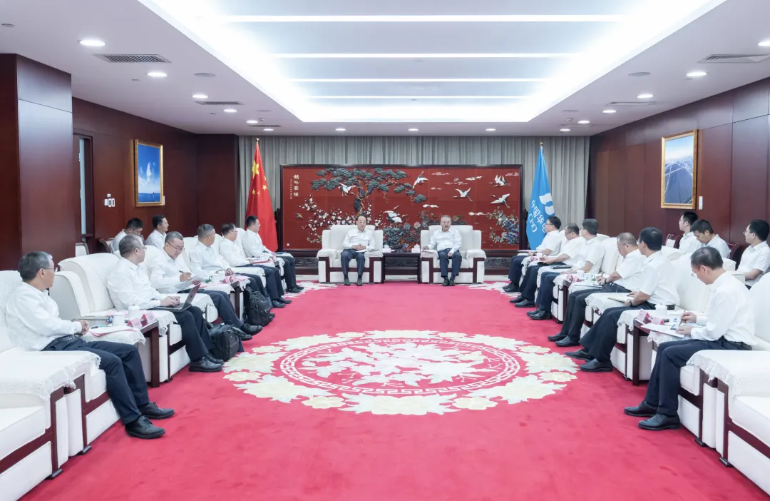 孙永才与中国华电集团董事长、党组书记叶向东座谈交流