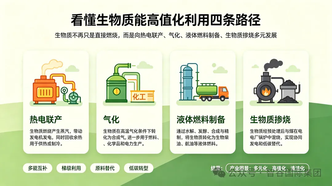 生物质能四路并进，智谷CUB-Tech™一站打通热电联产、气化、制燃料、掺烧